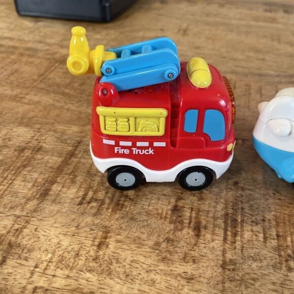 VTech Go Go Smart Wheels Vehicles Lights Sounds Truck Airplane Fire Truck Toy - Picture 7 of 11